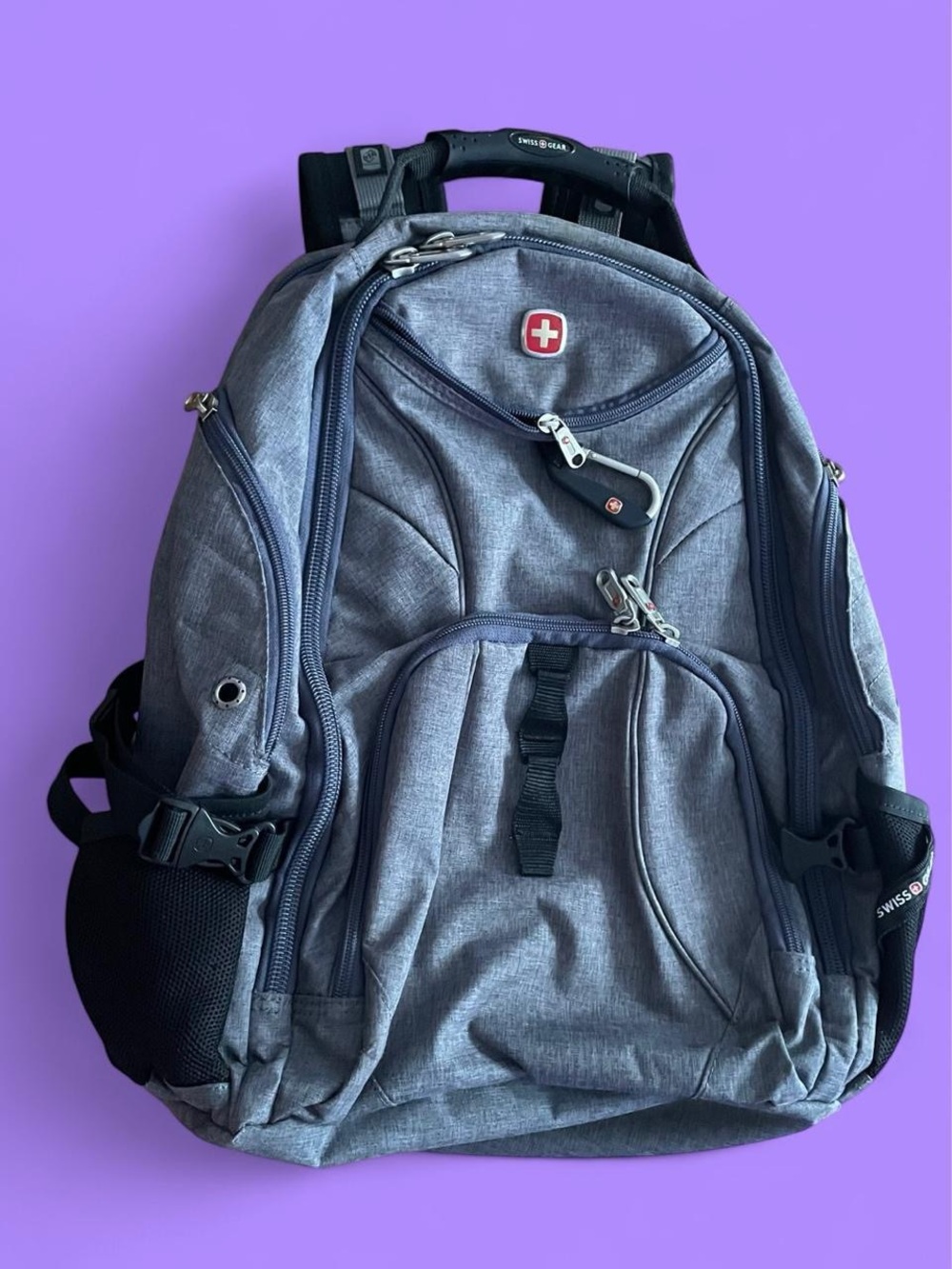 SwissGear Gray and Black Utility Travel Backpack